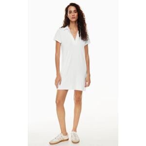 Wilfred Free Aritzia Reef Free Lounge Dress Polo Mini Dress White Size XS